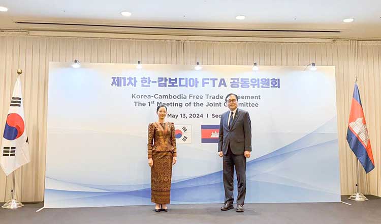 Cambodia, Korea laud FTA for rising bilateral trade